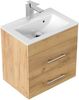 Badmöbel Mars 500 SlimLine SoftClose eiche gold : Eiche Gold Bild 4