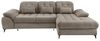 Polsterecke >Devland< Schlaffunktion, Stauraum, Cord grau-braun - 273x105x189cm (BxHxT) Bild 3