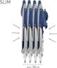 AKTIVE Slim Extraflacher Klapp-Strandstuhl, Sehr kompakt, Multiposition, Mit Kissen und Tasche, Mit Griff für einfachen Transport, 6 Positionen, Maße 47x58x87 cm, Aluminium, Anti-Roll (62289) Bild 3