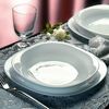 24x Teller Weiß Flach Servierplatte Essen Speisen Untersetzer Geschirr Tisch Neu Bild 2