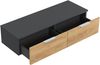 Hängekonsole Urban Slimline 2 Schubladen Softclose Grafit / Eiche Gold : Oak Gold / Grafit Bild 4