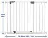 Dreambaby G9501 Liberty Treppenschutzgitter / Türschutzgitter-Set - 1 Gitter + 1 Verlängerung (passend 75cm-100cm) weiß Bild 2
