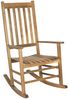 SAFAVIEH Hölzernes Outdoor-Stuhl mit Schaukelstuhl, Teak Bild 5
