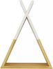 Puckdaddy 'Hugo' Wandregal im Tipi-Design 30 x 10 x 40 cm, natur Bild 1