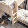 Vente-unique - RICARDO Bett Holz, Platte GrauBeige - B 111 cm x H 150 cm x L 255 cm Bild 5