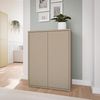 Schuhkommode >ALICE SPRINGS< in Taupe - 74,5x99,1x34,9cm (BxHxT) Bild 2