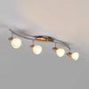 Lindby Deckenleuchten Marena, Metall, Alu IP20, 4 x 7 W LED R50 Bild 2