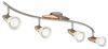 Lindby Deckenleuchten Marena, Metall, Alu IP20, 4 x 7 W LED R50 Bild 1