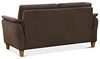 CAVADORE 3er-Sofa Palera mit Federkern / Kompakte Dreisitzer-Couch im Landhaus-Stil / passender Sessel und Hocker optional / 179 x 89 x 89 / Mikrofaser, Braun Bild 5