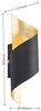 Lindby Wandleuchte Desirio, Metall, Schwarz IP20, 1 x 40 W Bild 4