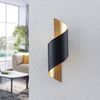 Lindby Wandleuchte Desirio, Metall, Schwarz IP20, 1 x 40 W Bild 3
