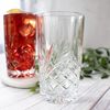6 Longdrinkgläser 300ml mit Relief Wassergläser Saftgläser Trinkgläser Cocktailgläser Bild 2