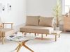 2-Sitzer Sofa Stoff mit Ablage Beige SALO Bild 2