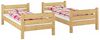 Erst-Holz Etagenbett 90x200 Nische 100 teilbar mit 2 Rollroste Bild 5