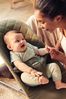 BabyBjörn Bliss Cotton Wippstuhl - Dunkelgrün Grün Bild 2