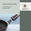 Pfannen Bratpfannen Pfannenset Cerafit Plasma Antihaft Beschichtung Genius NEU Hochrandpfanne Ø28cm + Glasdeckel 24691 Bild 3