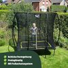 EXIT Trampolin Silhouette Rechteckig + Sicherheitsnetz 153x214 cm schwarz Bild 2