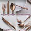 Sambonet Taste PVD Servizio 24pz Rame Antico Monoblocco Besteck Bild 2