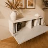 Platan Room Lowboard Kira, TV Schrank Fernsehschrank 105 / 140 / 210 / 280 cm breit Kaschmir Matt Bild 3