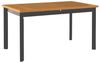Essgruppe Nilo 7 Tischgruppe Graphit grau feiner Strukturstoff beige 7-teilig Bild 2