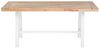 Gartentisch Set SCANIA Akazienholz 170x80x74 cm Weiß Bild 4