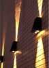 Arnusa LED Außen-Wandleuchte Solar Wandleuchte Wandstrahler Wandlampe LED UP-Down kabellos, Tageslichtsensor, LED fest integriert, Warmweiß Bild 3
