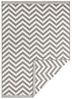 In- & Outdoor Wendeteppich Palma Grau Creme - 120x170x0,5cm Bild 2