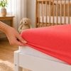 leevitex® Spannbettlaken Spannbettlaken Kinder Spannbettlaken Premium 170 g/m², Gummizug: Rundumgummizug, (1 Stück), schwer & blickdicht, 100% Baumwolle, 70 x 140 cm Bild 4