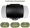 Clatronic® Gasgrill, mit 2 Heizzonen, individuelle Temperatursteuerung, Metall Schwarz, 100 x 55 x 97 cm Bild 2