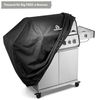 BURNHARD® Abdeckhaube für Big FRED Series 4 Gasgrill – wasserabweisende Premium Grillabdeckung aus UV-beständigem Polyester mit PVC-Beschichtung, wetterfest & passgenau - Schwarz - #947117 Bild 2