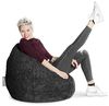 Sitzsack Fluffy XL Schwarz Bild 5