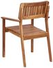 Gartenstuhl 2er Set AGELLO Akazienholz Heller Holzfarbton Bild 5
