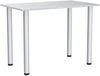 90x60 | Esszimmertisch - Esstisch - Tisch mit Chrombeinen - Küchentisch - Bürotisch | Beton Bild 4