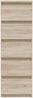 FORTE Chelsea Kommode, Holzwerkstoff, Beige, 41,8 x 128,1 x 42,2 cm Bild 4