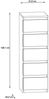FORTE Chelsea Kommode, Holzwerkstoff, Beige, 41,8 x 128,1 x 42,2 cm Bild 3