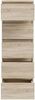 FORTE Chelsea Kommode, Holzwerkstoff, Beige, 41,8 x 128,1 x 42,2 cm Bild 5