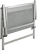 Dehner Klappbank Chicago | 2-Sitzer mit Rückenlehne und Armlehnen | komfortable Sitzbank | klappbar, wetterfest | Aluminium, Textilene | Gartenbank, Parkbank, Doppelbank | ca. 106 x 97 x 59. 5 cm Bild 4