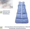 ARO Artländer Daunenschlafsack inkl. Stoffwindel, 110 (100/90), azur uni Bild 2