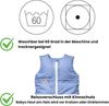 ARO Artländer Daunenschlafsack inkl. Stoffwindel, 110 (100/90), azur uni Bild 3