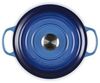 Le Creuset Signature Gusseisen Azurblau Sauteuse 24 cm Bild 4
