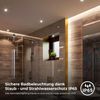 B.K.Licht - 5er Set LED Einbaustrahler 230V, schwenkbarer LED Strahler für das Badezimmer IP65, Deckenstrahler stufenlos dimmbar, Spots, Deckenspots, Badezimmerlampe, Weiß, 90x42 mm (DxH) Bild 4