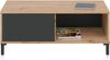 Habitdesign Couchtisch, Melamin Holz, Eiche Nodi und Anthrazit, Pequeña Bild 5