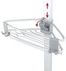 WENKO PURIO Dusch Eckablage, Chrom, 3 Etagen, Aluminium Bild 4