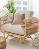 Garten Sessel DOLCEDO Rattan Natürlich Bild 2