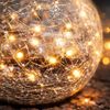 esotec LED Kugelleuchte Echtglas Leuchtkugeln GOLDEN BALLS D=15+12+10cm 3000K warmweiß 102088 Bild 4