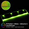 B.K.Licht Dekolicht LED Glasbodenbeleuchtung 4er Set LED Clips - BKL1111, Dimmfunktion, LED fest integriert, Farbwechsler, Vitrinenbeleuchtung Schrankbeleuchtung inkl. Fernbedienung RGB Bild 4