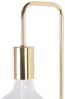 'Savena' Stehlampe inkl. Kabel mit Schalter, Metall gold, 140 cm Bild 4