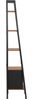 FurnitureR Regal für Wohnzimmer, Leiterregal mit 5 Ebenen, Höhe 110 cm, Industrie-Bücherregal, Ausstellungsregal für Wohnzimmer, Aufbewahrung mit Schubladen aus Vlies, 42 x 29 x 141 cm Bild 5