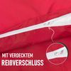 Kuscheli Partnerbettwäsche 2x 135x200 + 2x 80x80 cm atmungsaktiver Bettbezug, Partner Bettwäsche, Mikrofaser, 4 teilig, Für Allergiker geeignet, pflegeleicht, angenehm weicher Stoff Bild 5