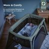 Babymoov Moov & Comfy 3-in-1 Reisebett für Babys und Kleinkinder - bis 20kg, mit zwei Ebenen, Beistellbett für Neugeborene Bild 2